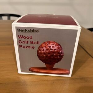 Berkshire Red Wood Golf Ball Puzzle